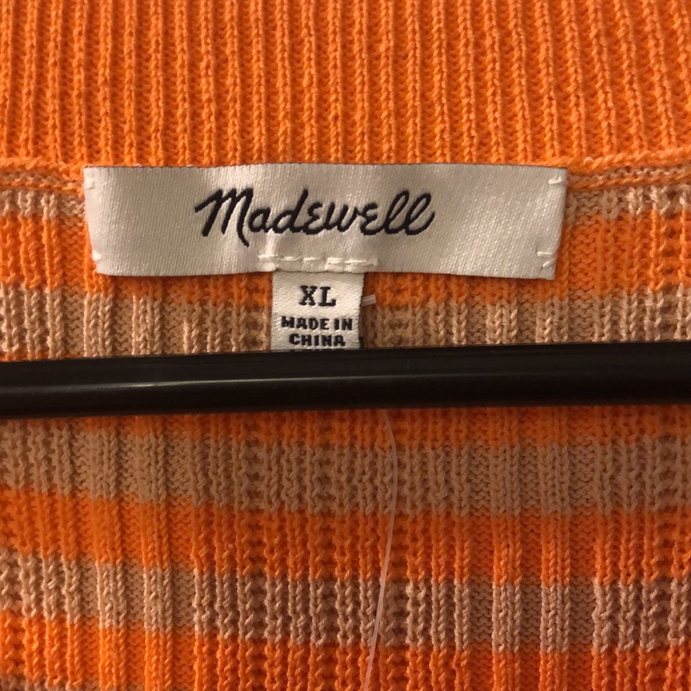 Madewell striped short sleeve sweater new with tag - Picture 2 of 7